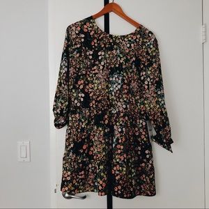 Zara floral print dress